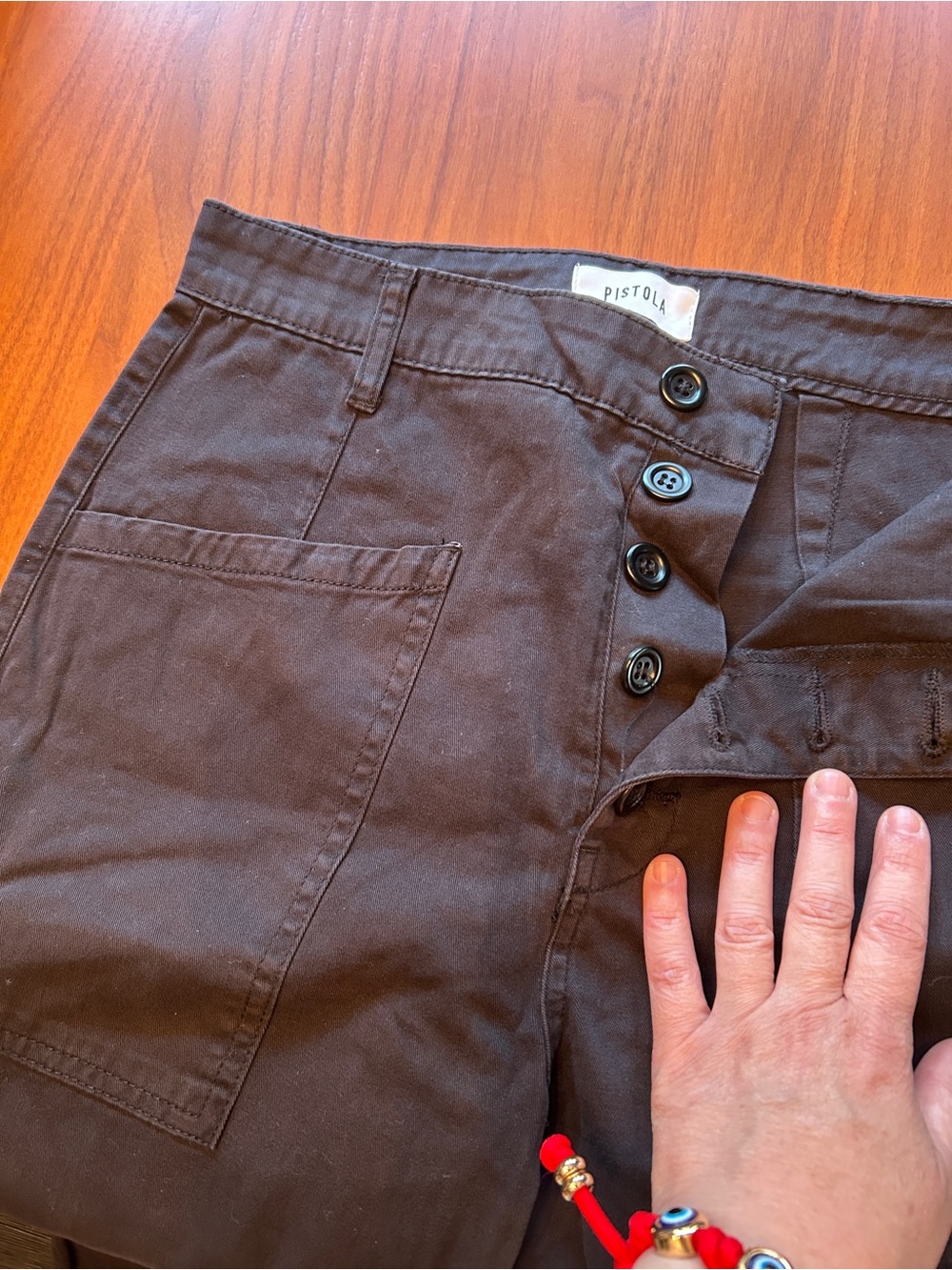 pistola Black Women’s 27 Pants - Button Fly - Picture 6 of 7